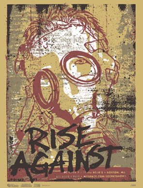 Rise Against mySpace poster