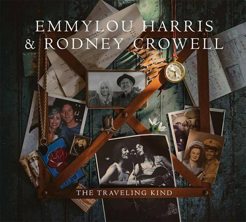 EMMYLOU HARRIS & RODNEY CROWELL, The Traveling Kind - cover art