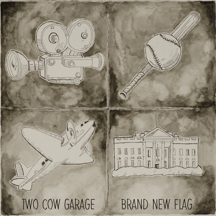 Two Cow Garage - Brand New Flag - cover art