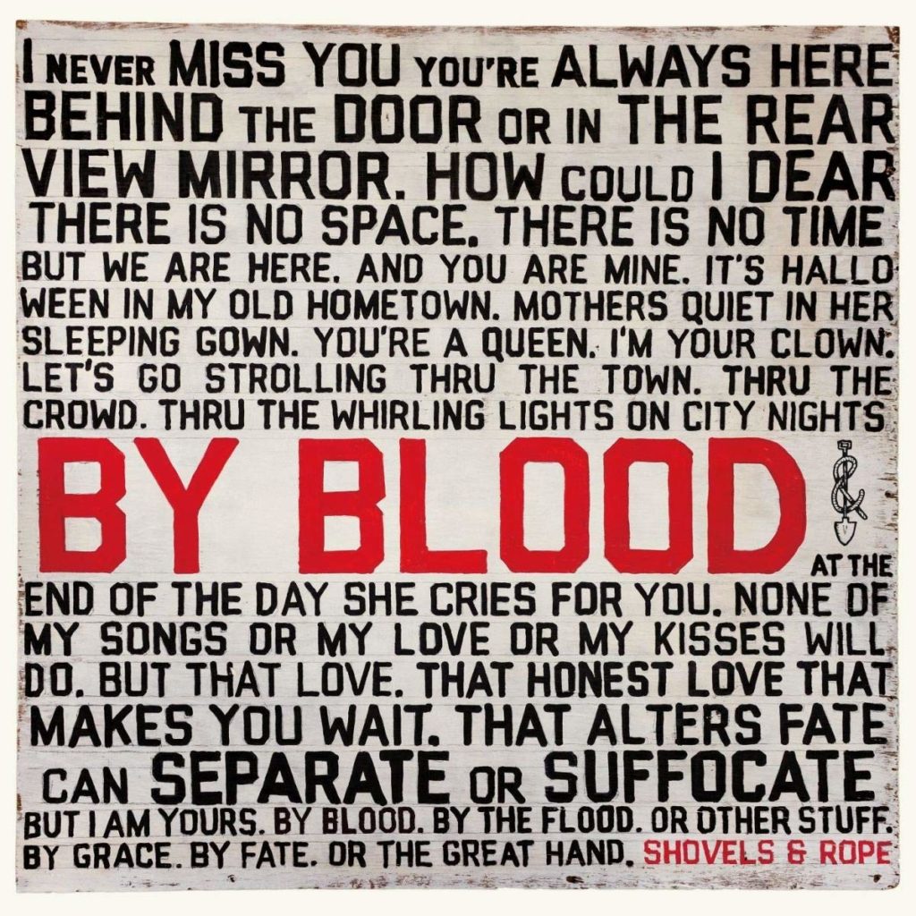 Shovels & Rope - By Blood (cover art)