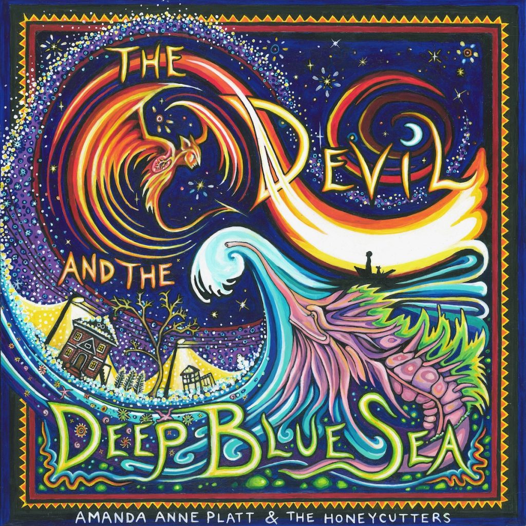 Amanda Anne Platt and The Honeycutters – The Devil and The Deep Blue Sea (cover art)