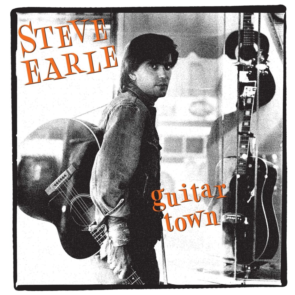 Steve Earle – Guitar Town (cover art)
